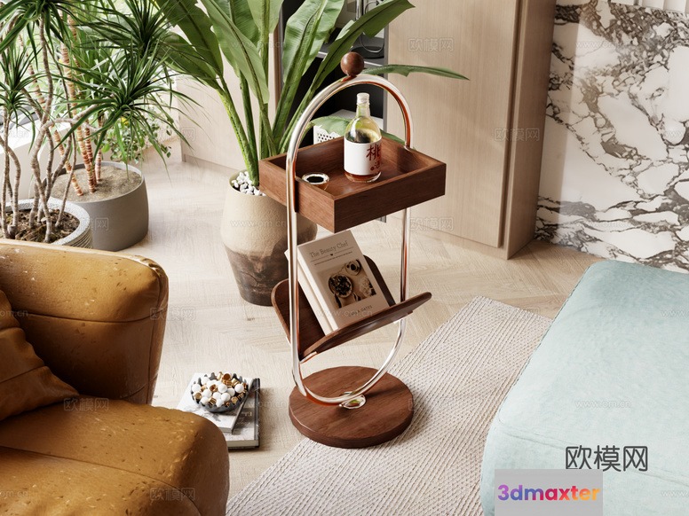 Modern Living Room 3D Model - 6778 - VRAY Render