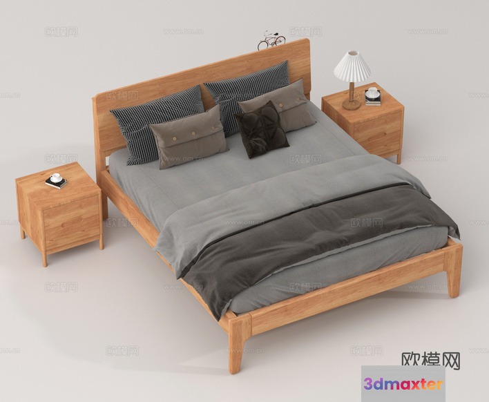 Cozy Bedroom 3D Model - 17319 - VRAY Render