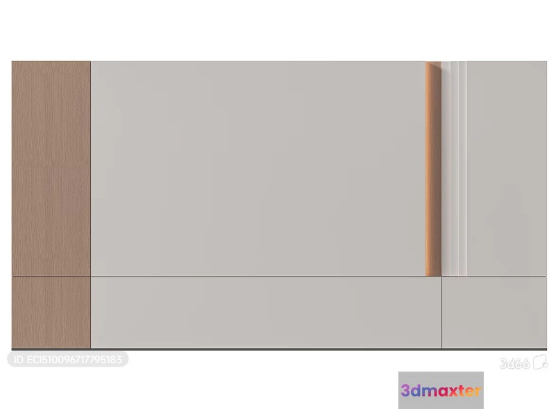 Simple Wooden Furniture 3D Model - 16878 - VRAY Render