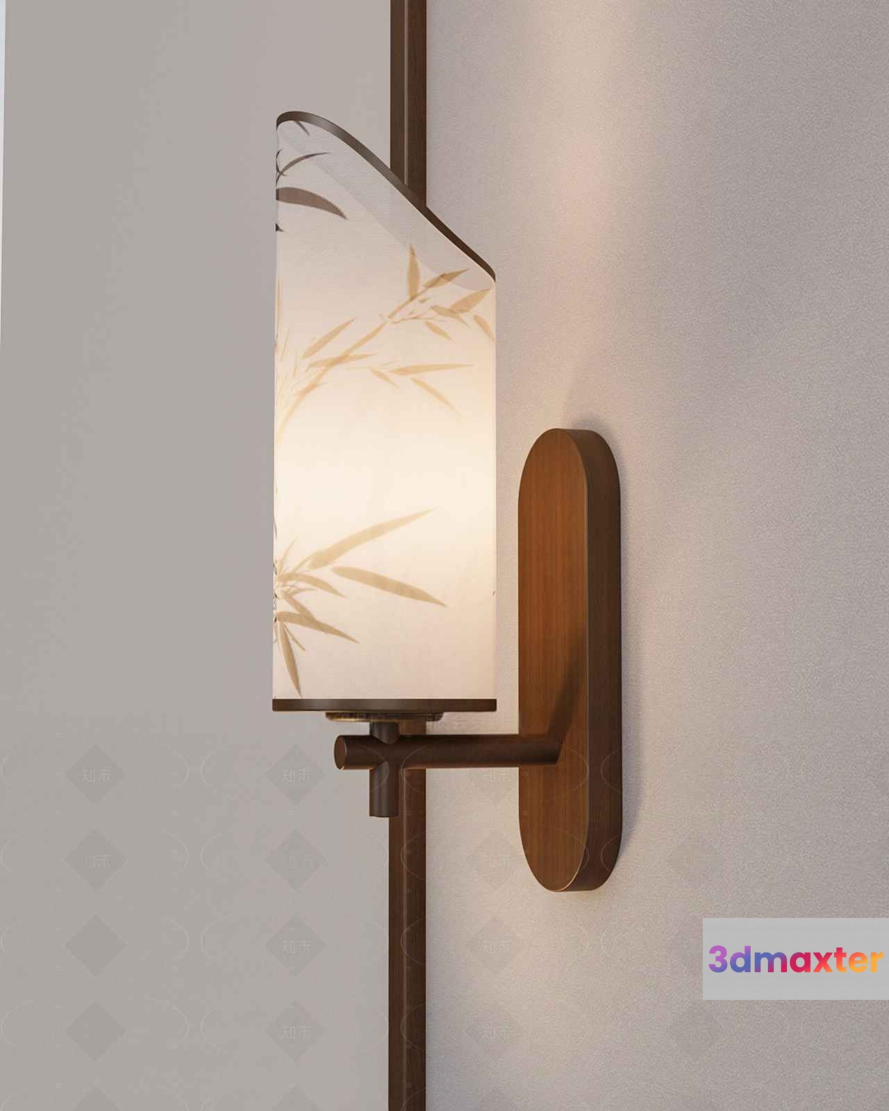 Gold Light Fixture 3D Model - 5875 - CORONA Render