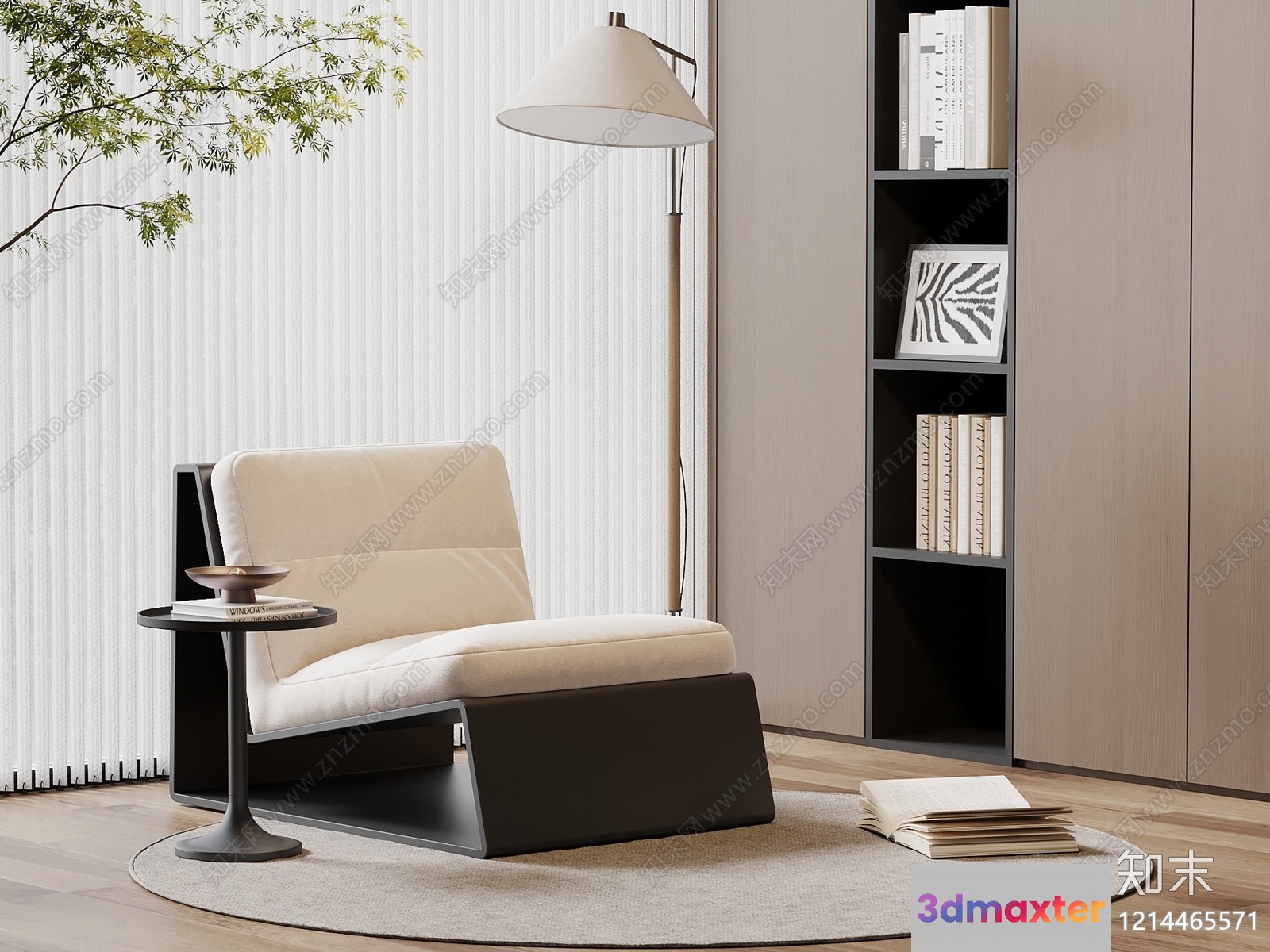 Modern Minimalist Decor 3D Model - 16521 - VRAY Render