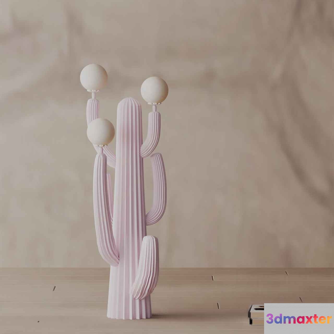 A Cactus Lamp 3D Model - 17088 - VRAY Render