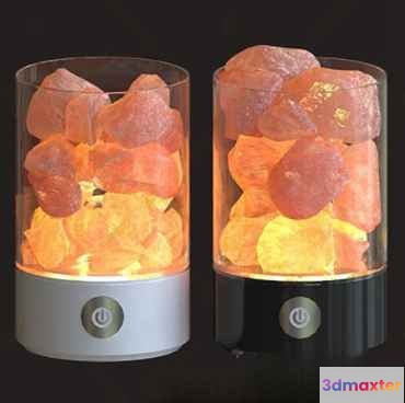 Two Crystal Lamps 3D Model - 14228 - CORONA Render