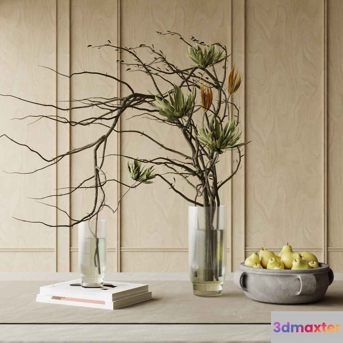 Modern Minimalist Decor 3D Model - 8912 - CORONA Render