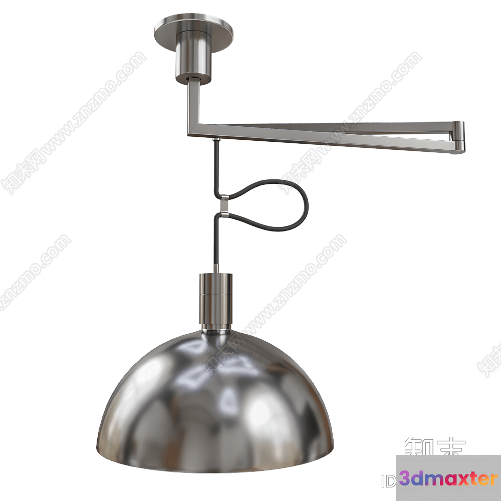 Gold Light Fixture 3D Model - 4945 - VRAY Render