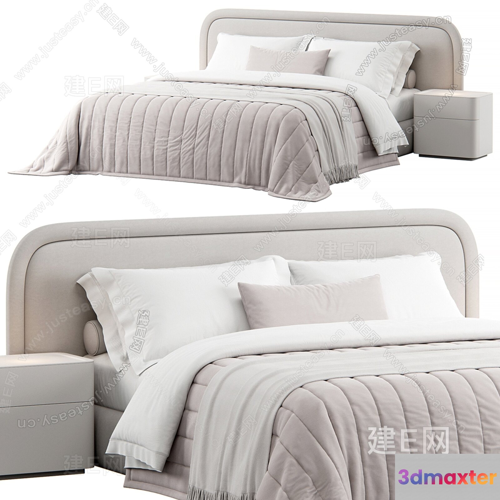 Cozy Bedroom 3D Model - 15709 - VRAY Render