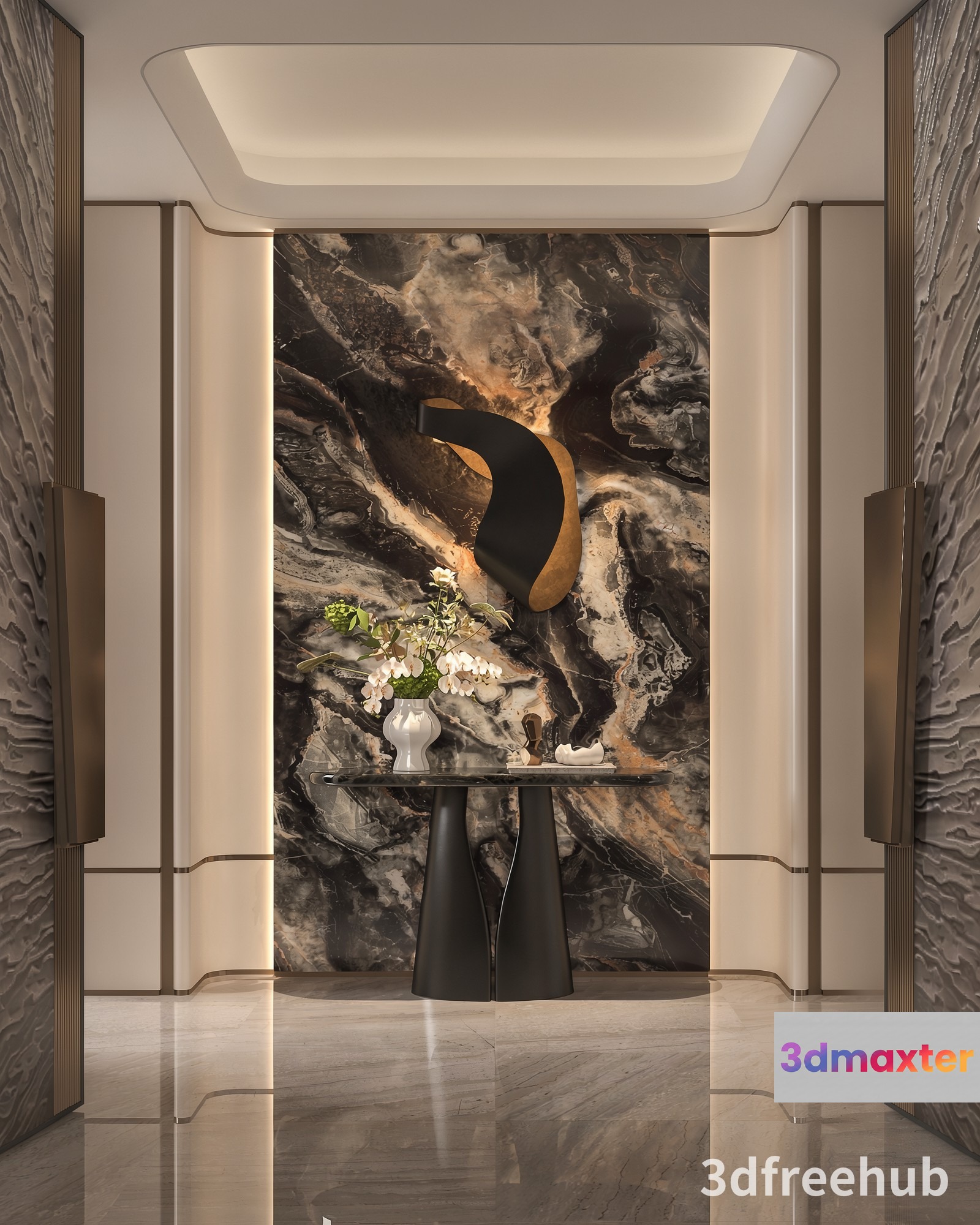 Modern Luxury Interior 3D Model - 20265 - VRAY Render