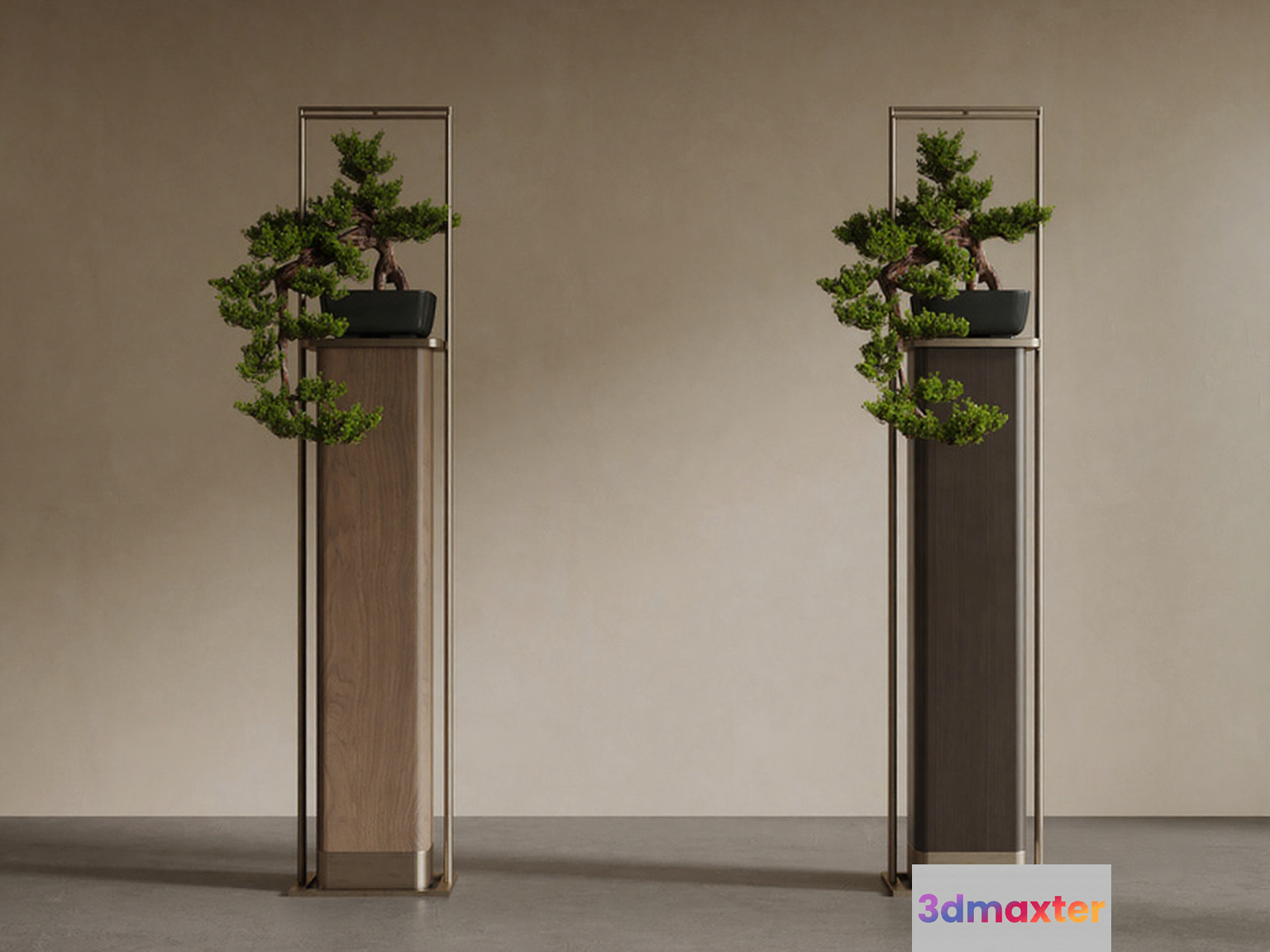 Tall Plant Stands 3D Model - 10782 - VRAY Render