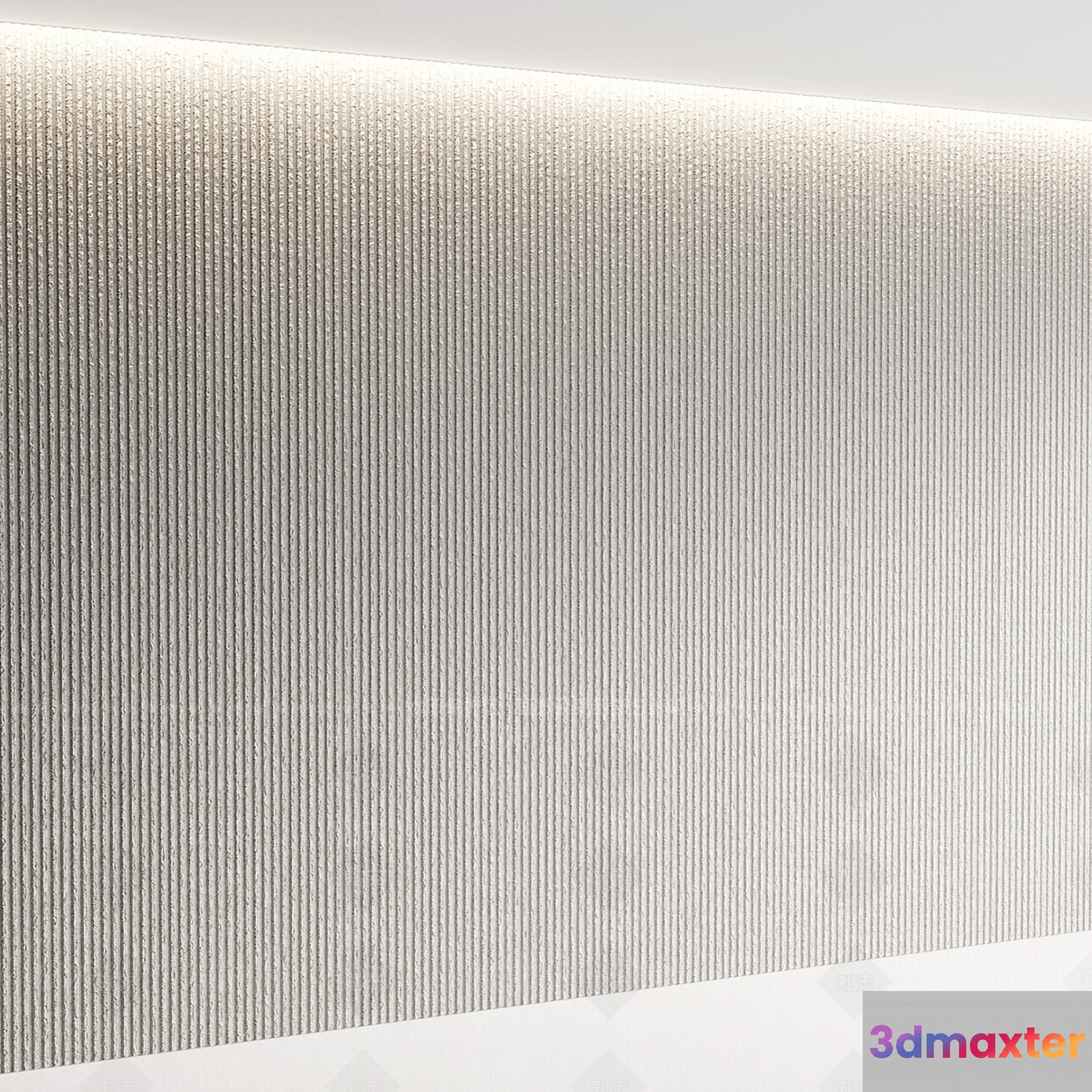 Modern Textured Wall 3D Model - 9978 - VRAY Render