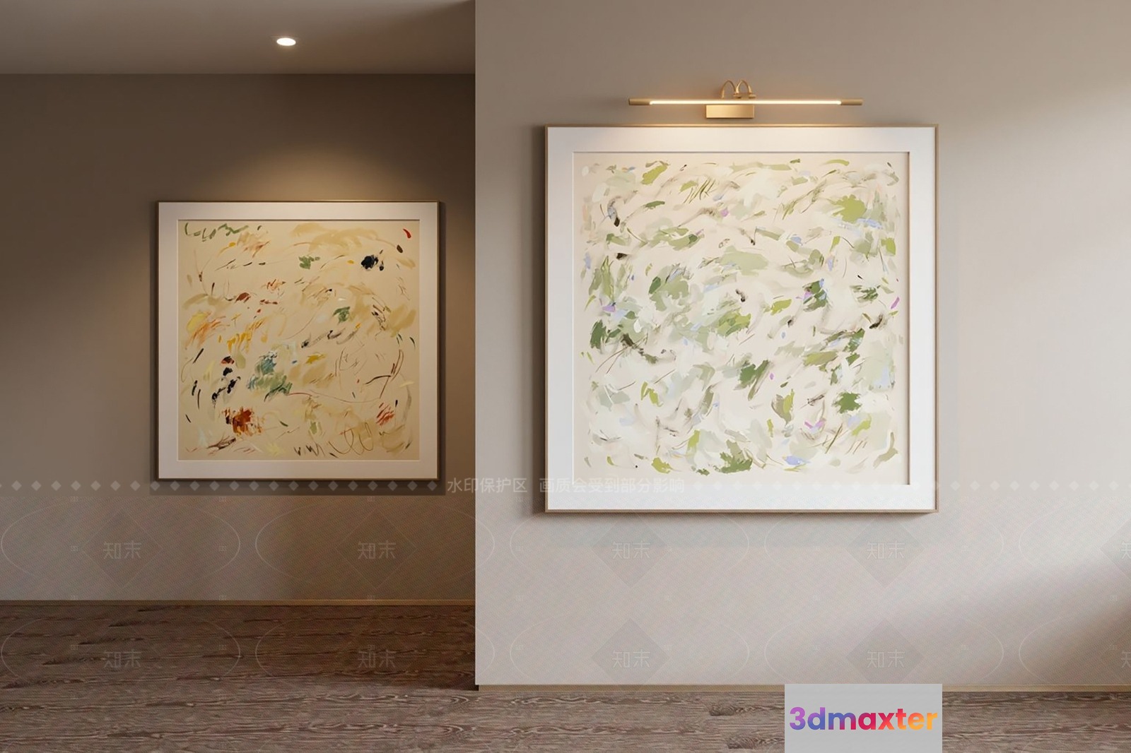 Abstract Art Pieces 3D Model - 16987 - VRAY Render