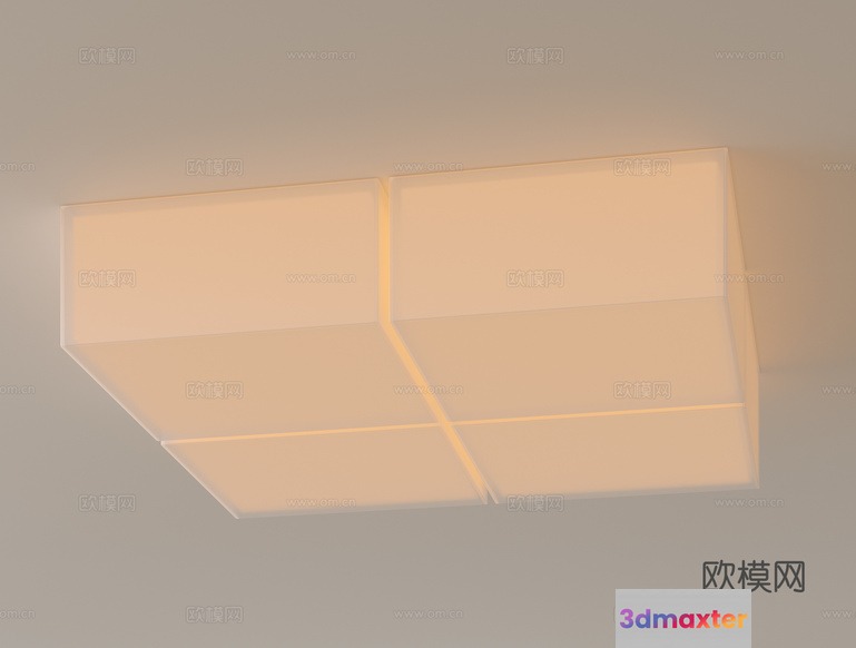 Modern Light Fixture 3D Model - 5698 - VRAY Render