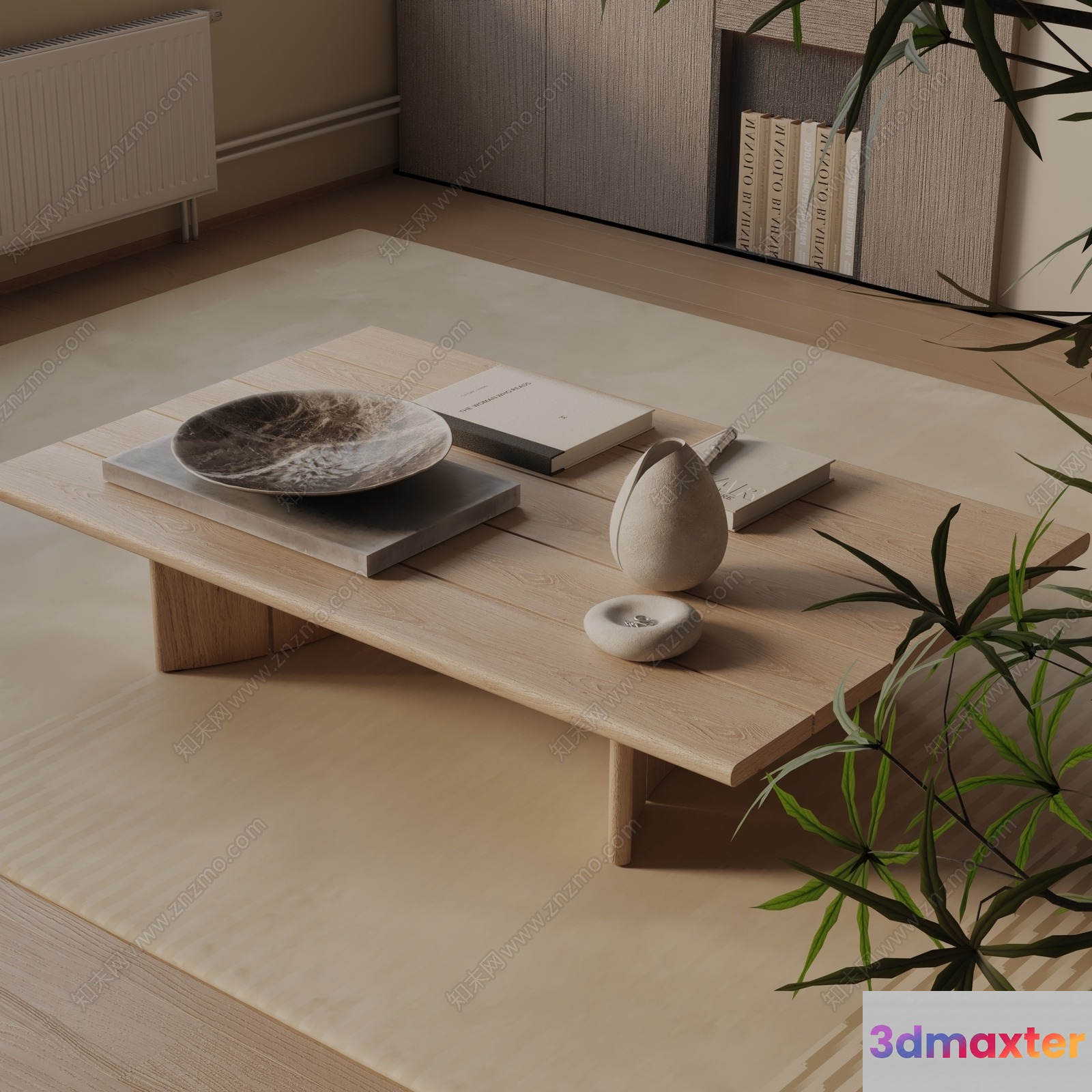 Modern Living Room 3D Model - 4890 - VRAY Render