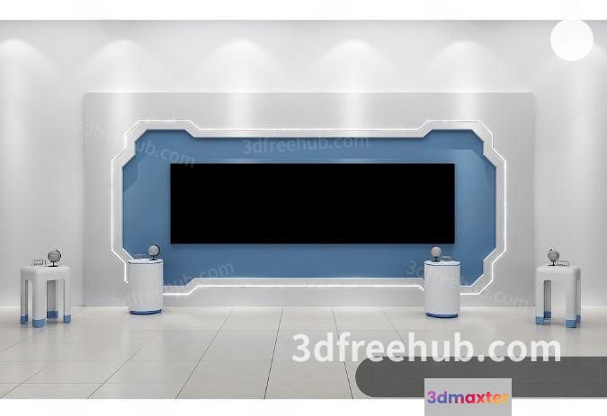 Modern 3D Display 3D Model - 20951 - VRAY Render