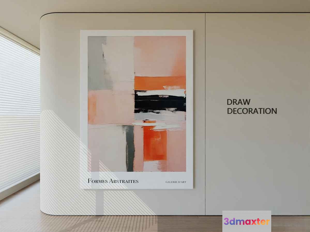 Abstract Artwork 3D Model - 12876 - CORONA Render