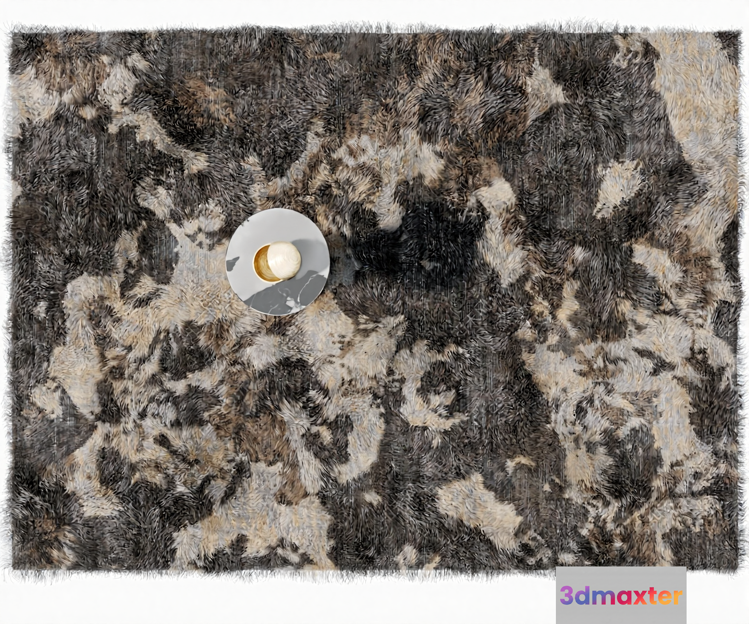 Modern Gray Rug 3D Model - 18051 - VRAY Render