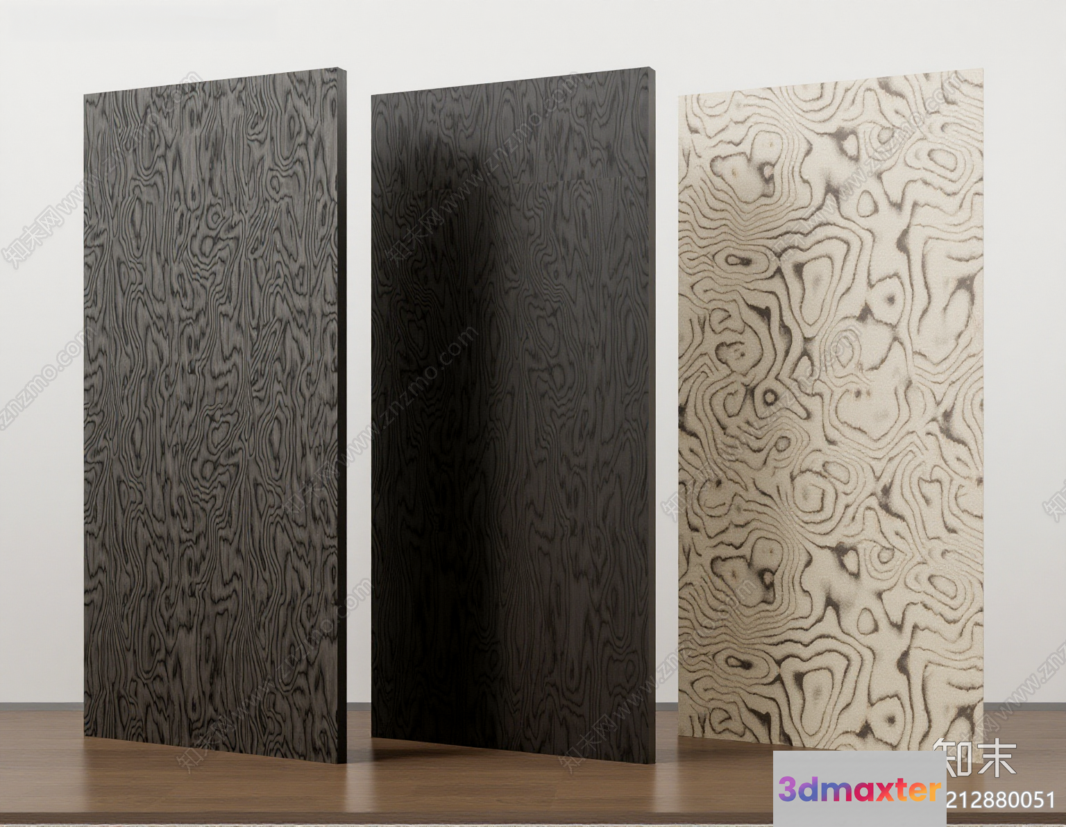 Wooden Wall Panels 3D Model - 21139 - VRAY Render