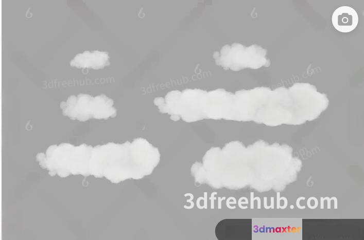 Clouds In The Sky 3D Model - 22035 - VRAY Render