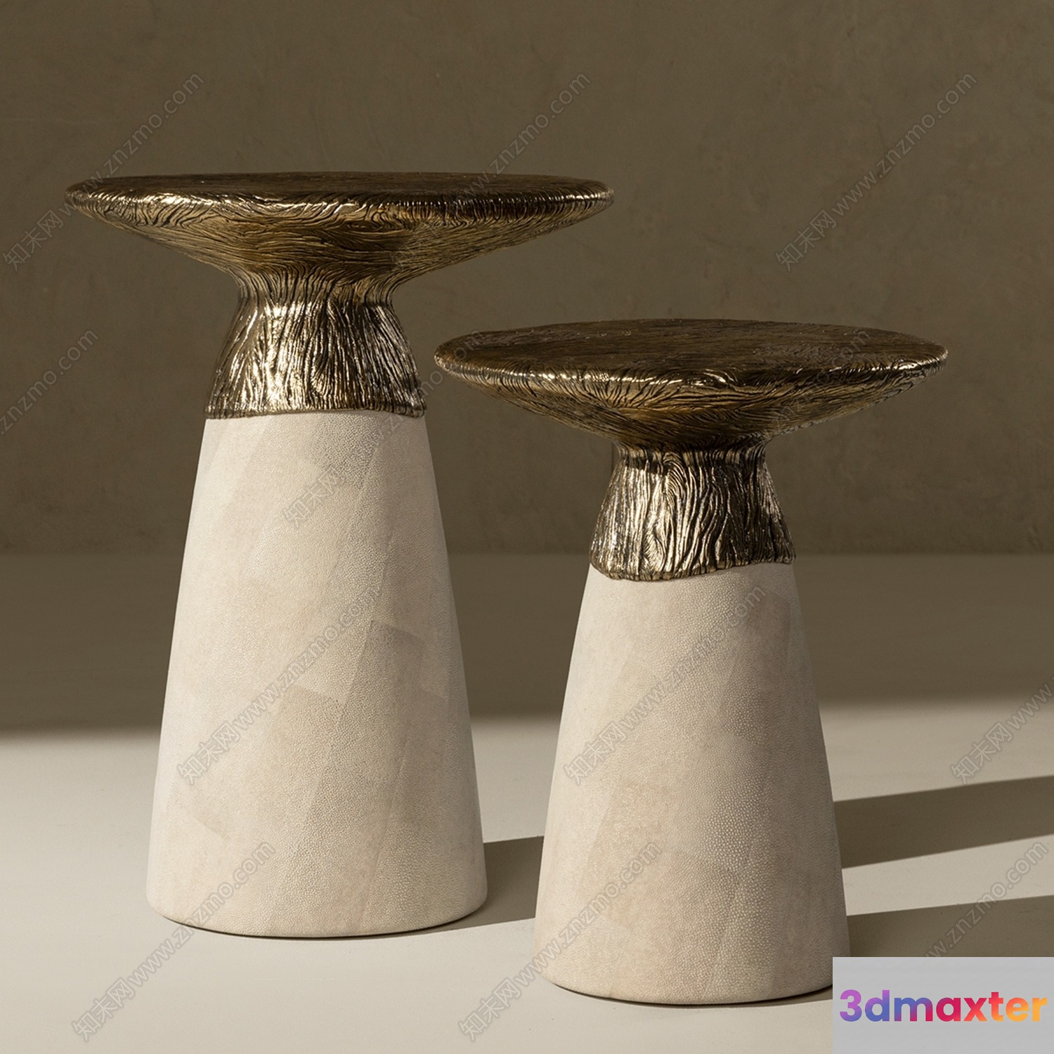 Modern Side Tables 3D Model - 15604 - VRAY Render