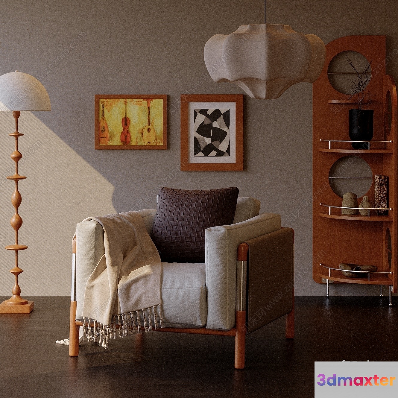 Cozy Living Room 3D Model - 4681 - VRAY Render