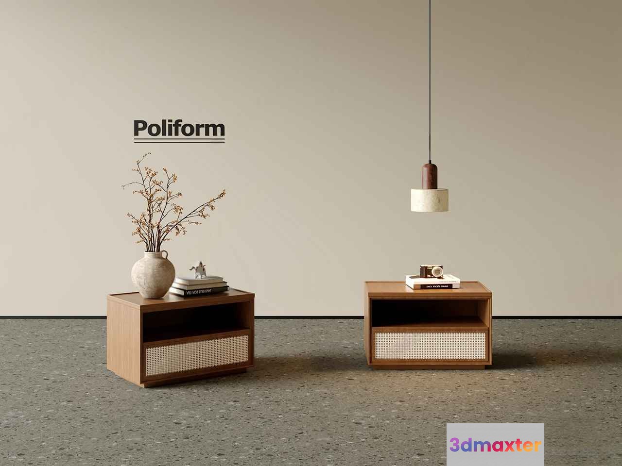 Modern Minimalist Furniture 3D Model - 1651 - VRAY Render