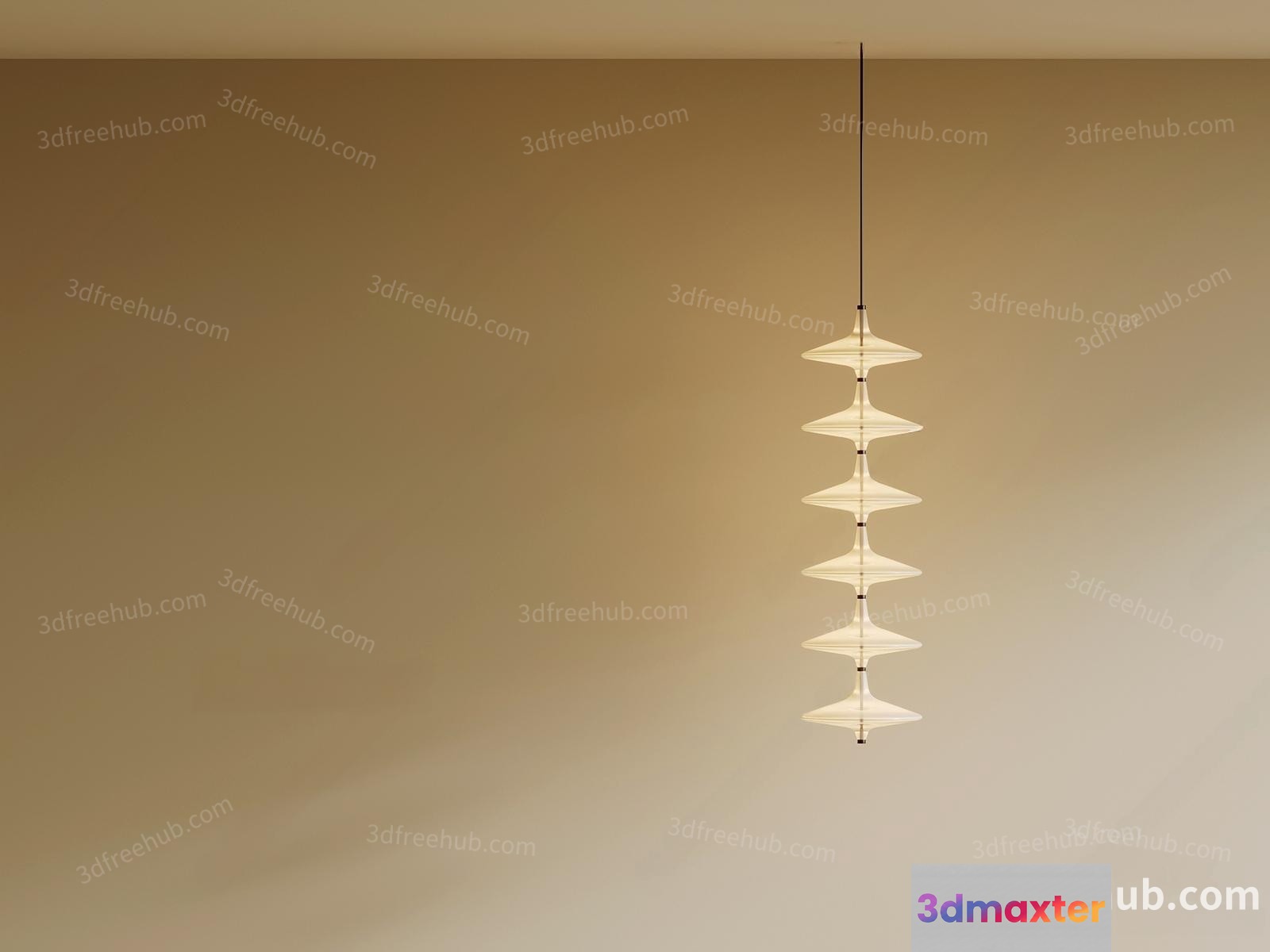 Modern Light Fixture 3D Model - 23516 - VRAY Render