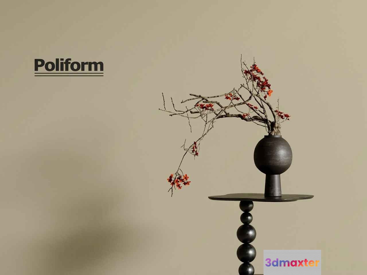 Modern Minimalist Vase 3D Model - 482 - CORONA Render