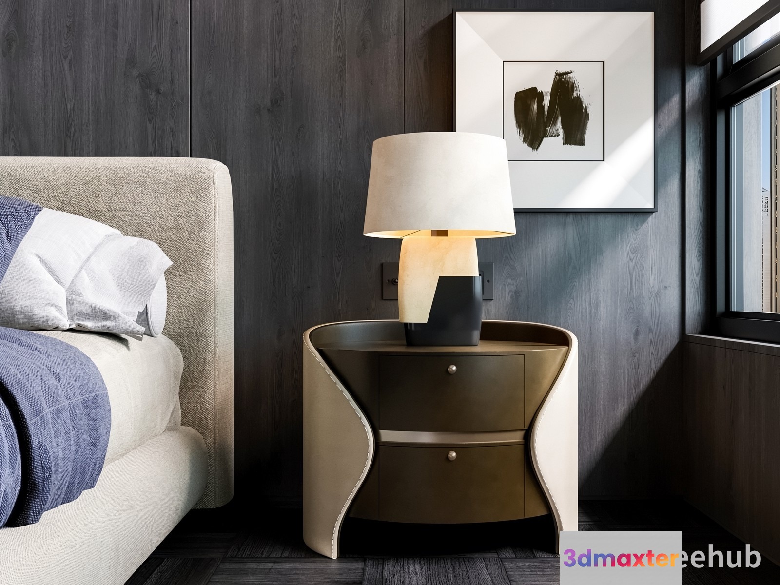 Cozy Bedroom 3D Model - 20538 - VRAY Render