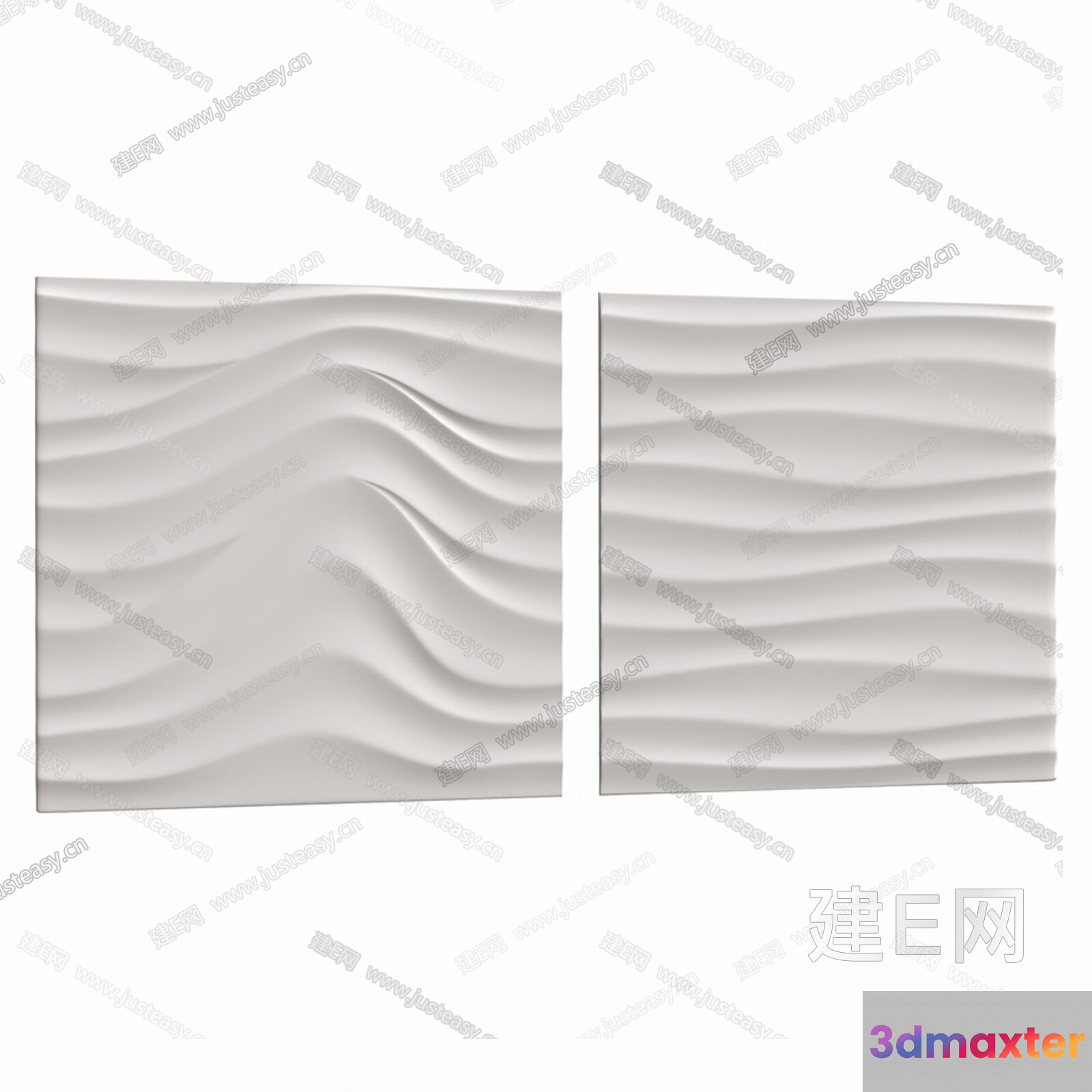 Modern 3D Wall Art 3D Model - 5977 - VRAY Render