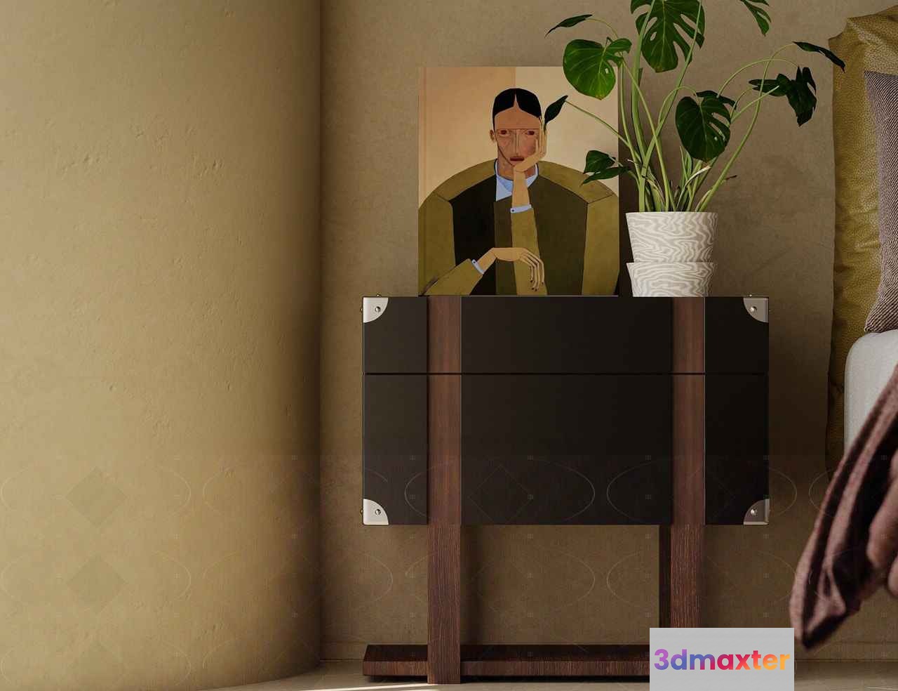 Modern Wooden Table 3D Model - 6624 - CORONA Render