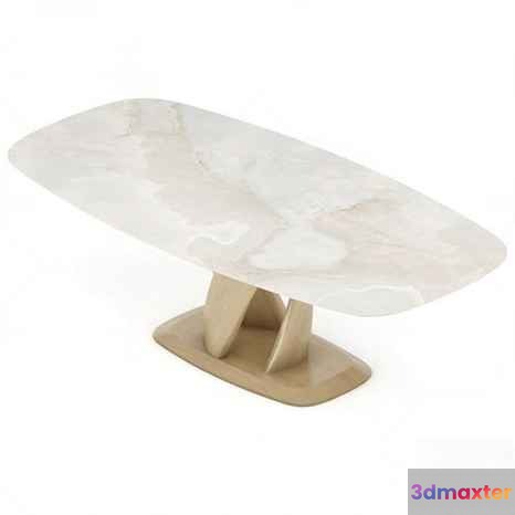 Marble Table Top 3D Model - 17518 - CORONA Render
