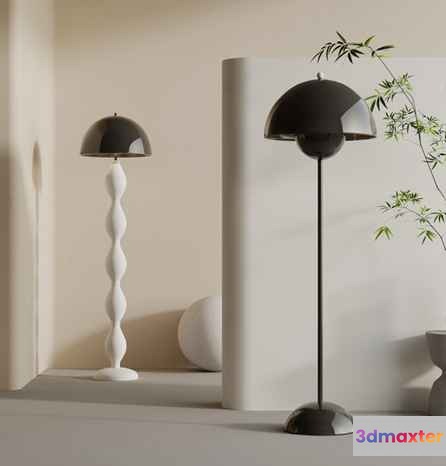 Modern Minimalist Lamp 3D Model - 136 - VRAY Render