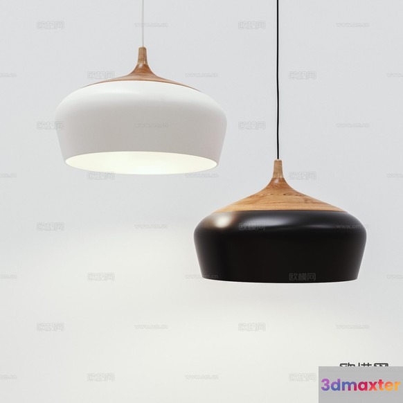 Modern Light Fixtures 3D Model - 13303 - VRAY Render