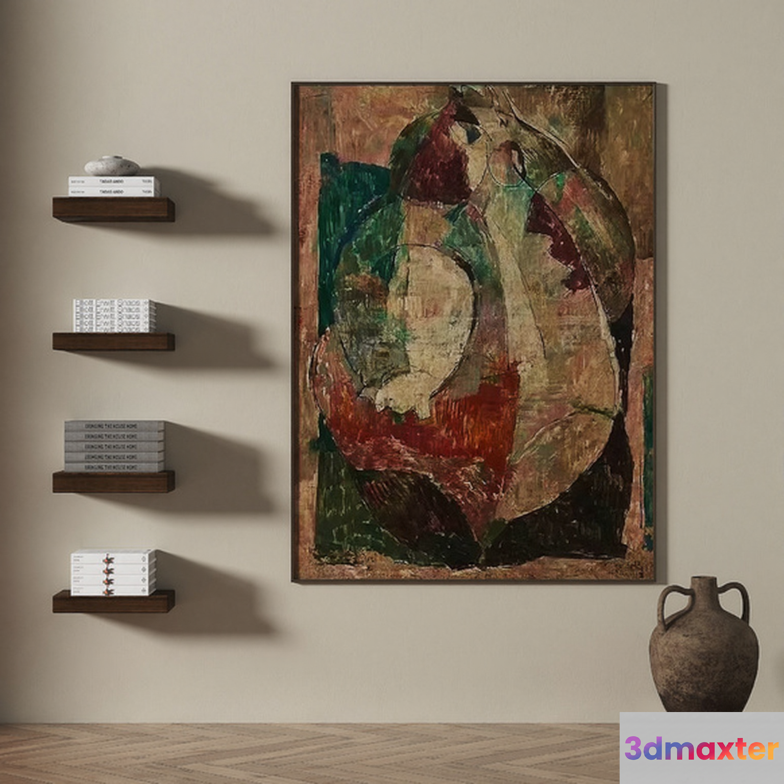 Abstract Artwork 3D Model - 5978 - VRAY Render