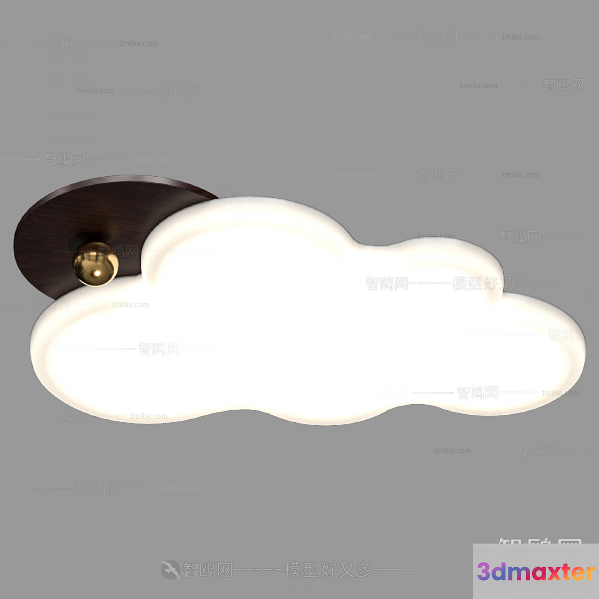 Gold Light Fixture 3D Model - 13645 - VRAY Render