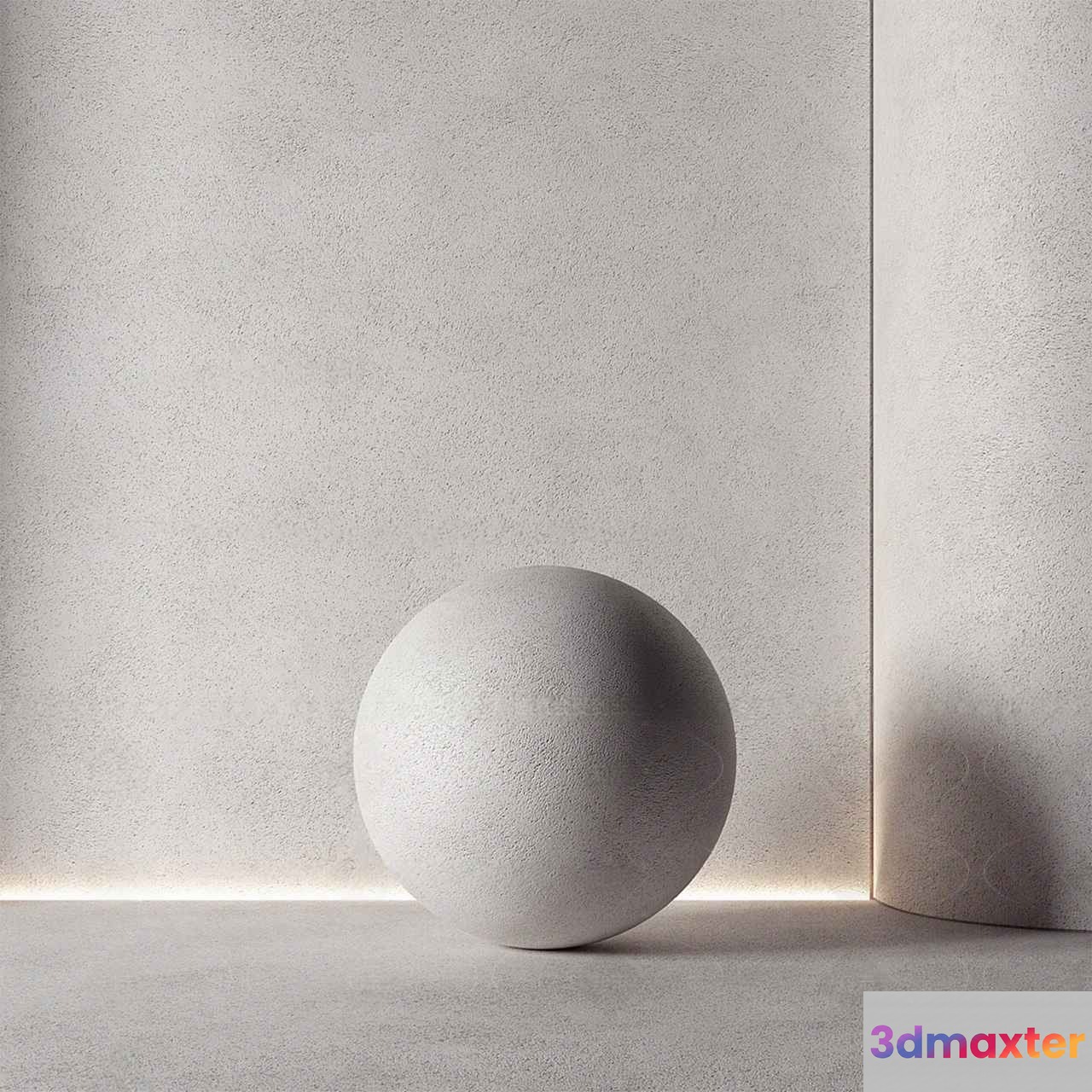 A White Sphere 3D Model - 9586 - CORONA Render