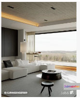 Modern Living Room 3D Model - 9959 - VRAY Render