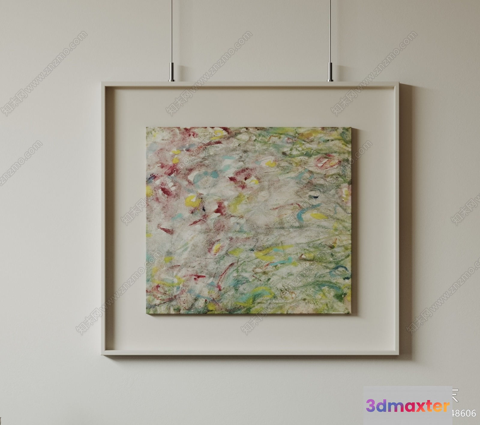 Abstract Art 3D Model - 3592 - VRAY Render