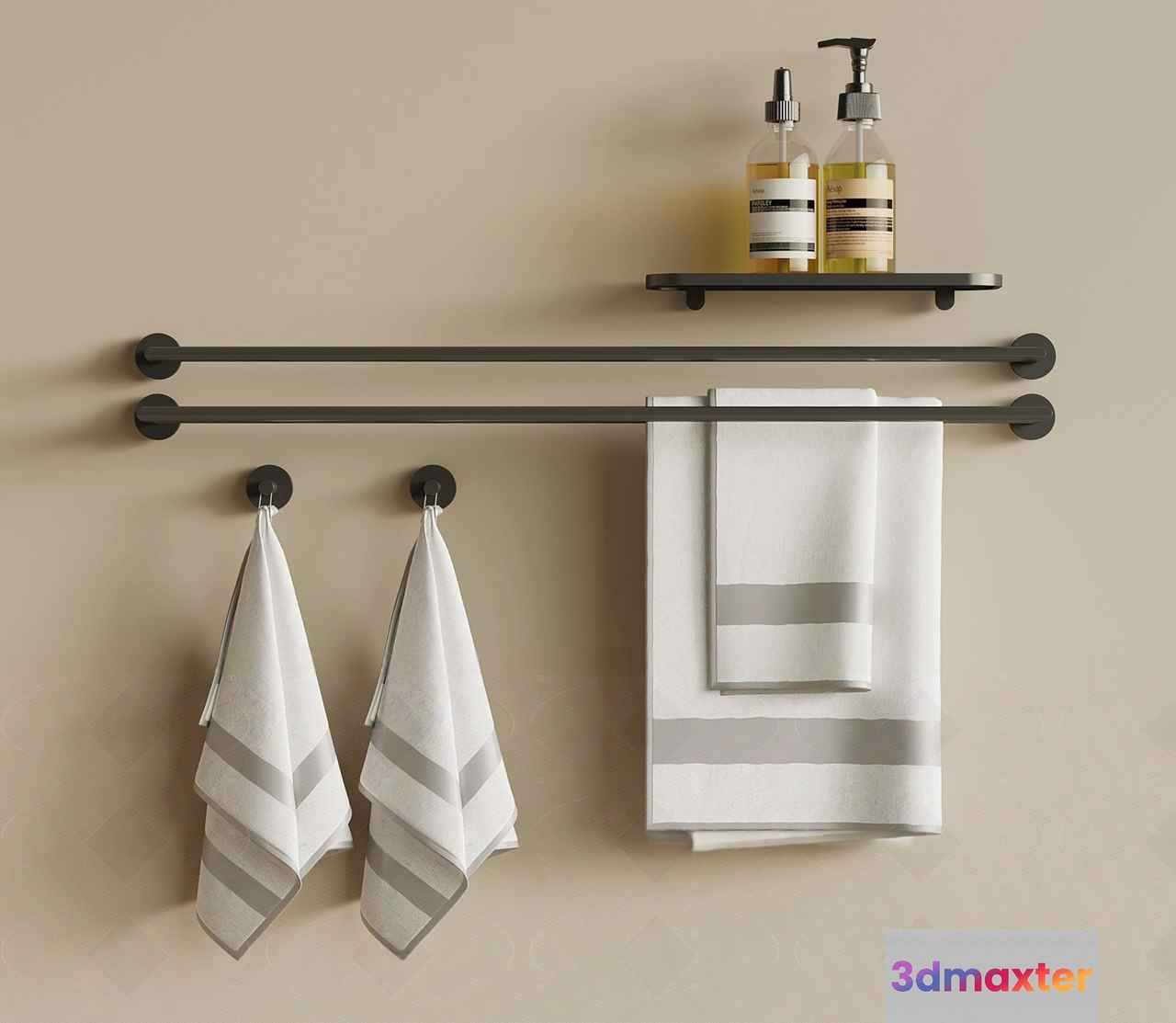 A Bathroom Setup 3D Model - 19477 - VRAY Render
