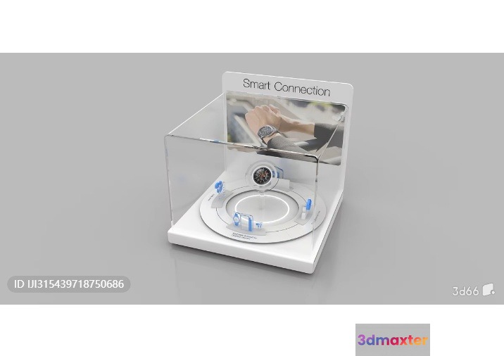 Smart Connection Display Case 3D Model - 1547 - VRAY Render