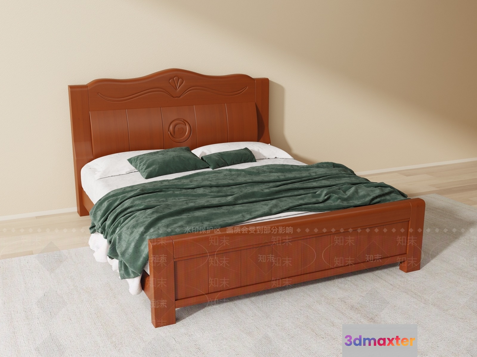 Cozy Bedroom 3D Model - 19825 - VRAY Render