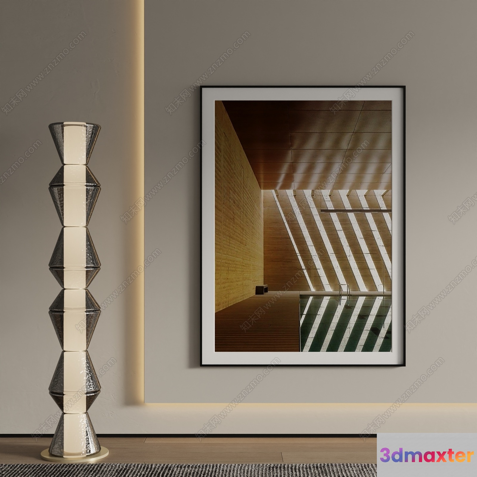 Modern Interior Design 3D Model - 6861 - VRAY Render