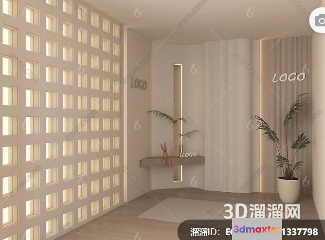 Modern Interior Design 3D Model - 3068 - VRAY Render