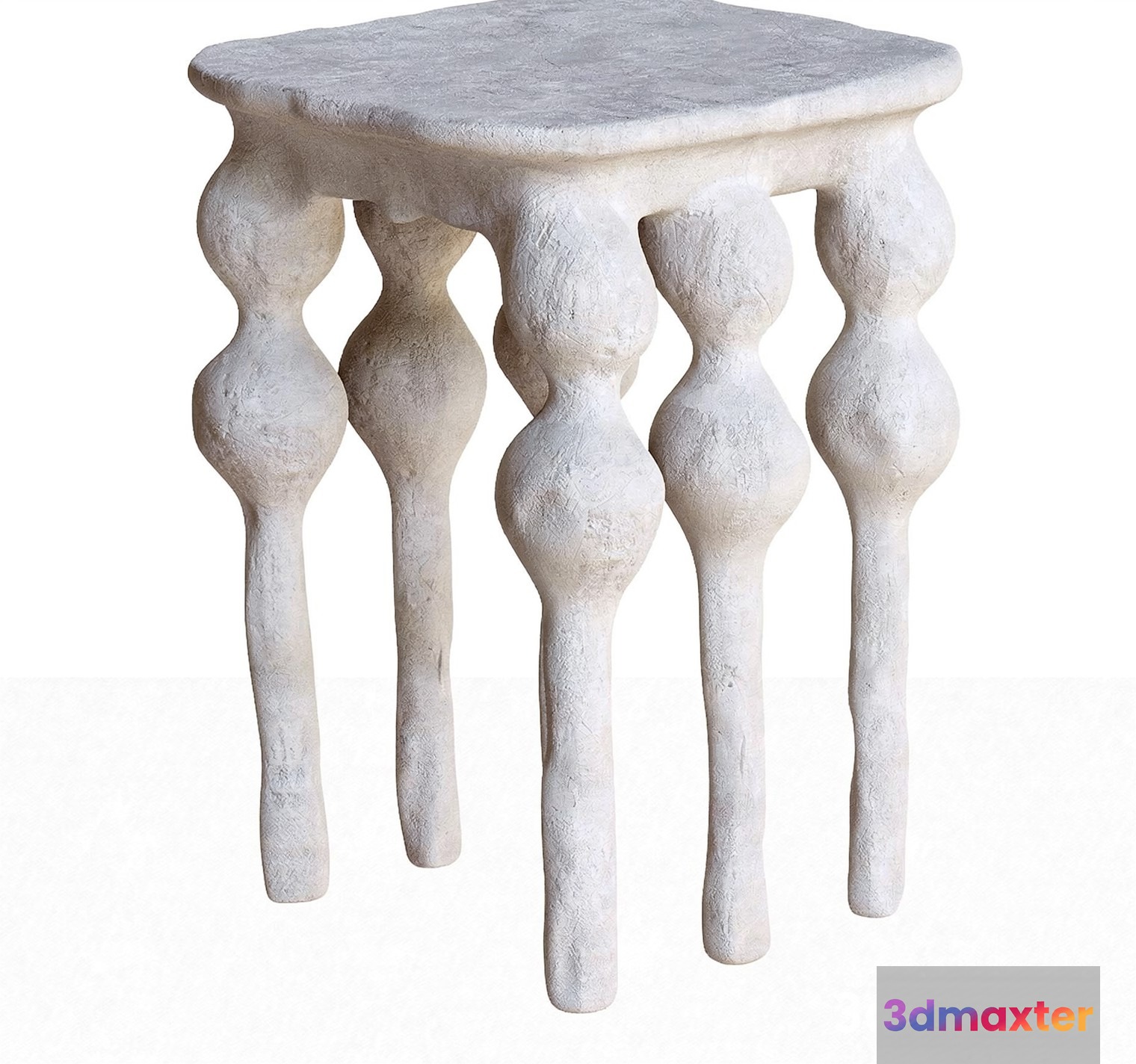 A White Table 3D Model - 22630 - VRAY Render