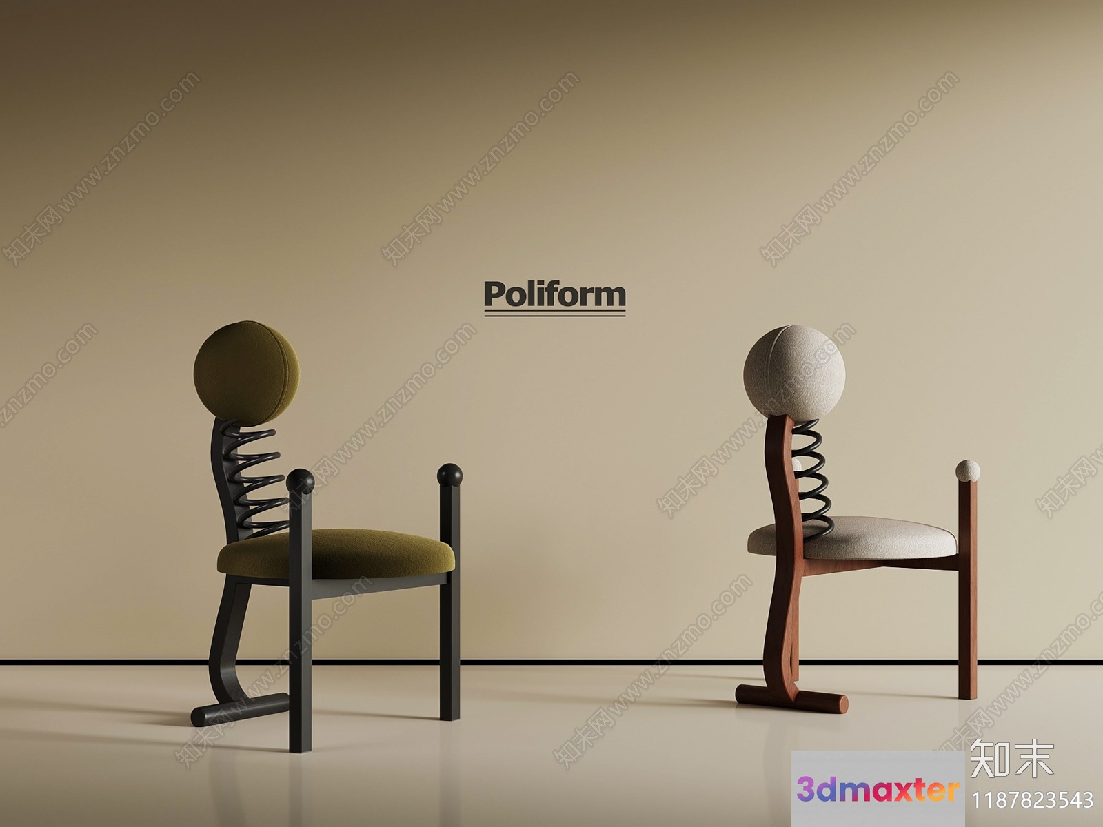 Modern Home Decor 3D Model - 12488 - VRAY Render
