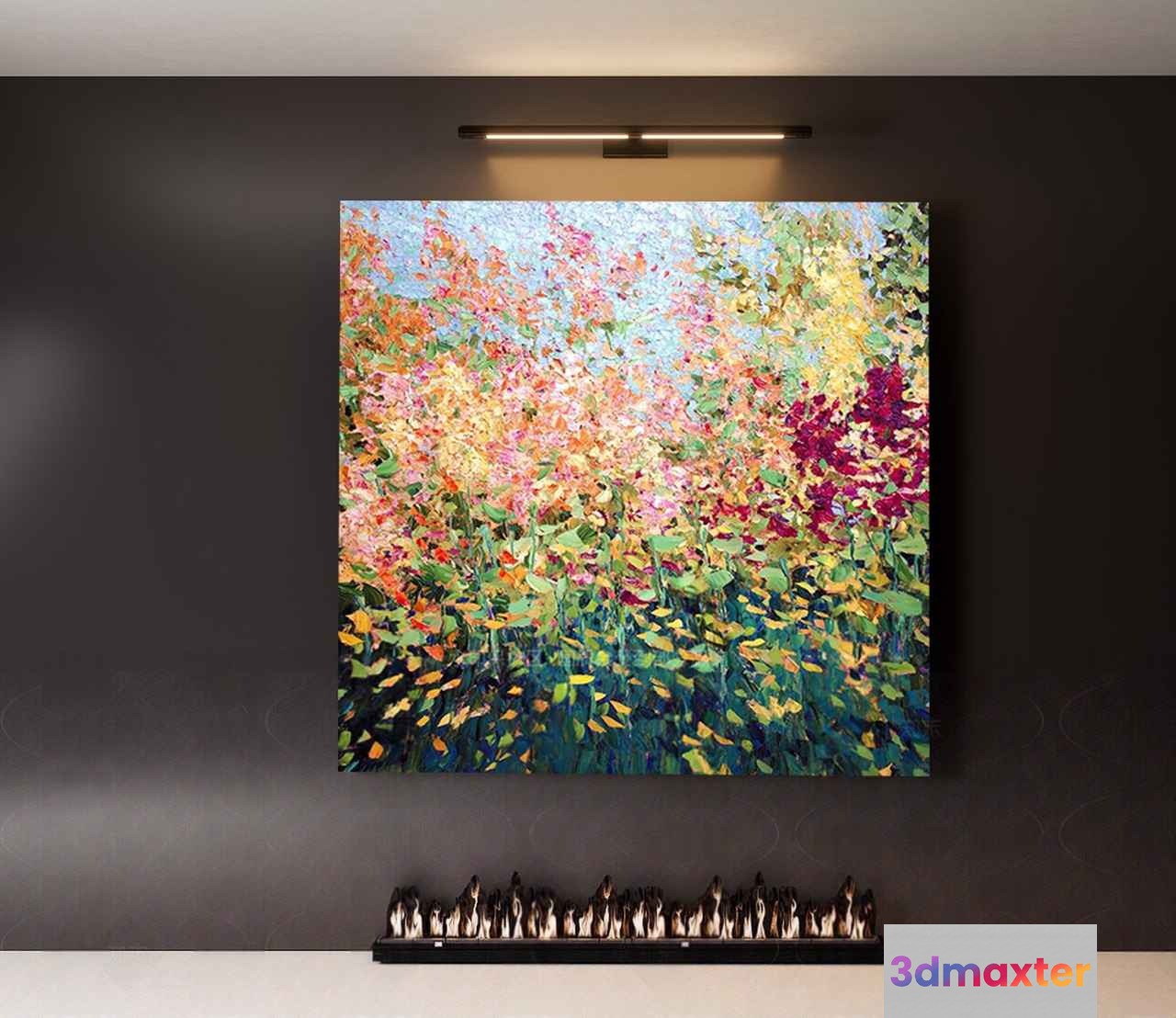 Abstract Art Piece 3D Model - 5642 - VRAY Render