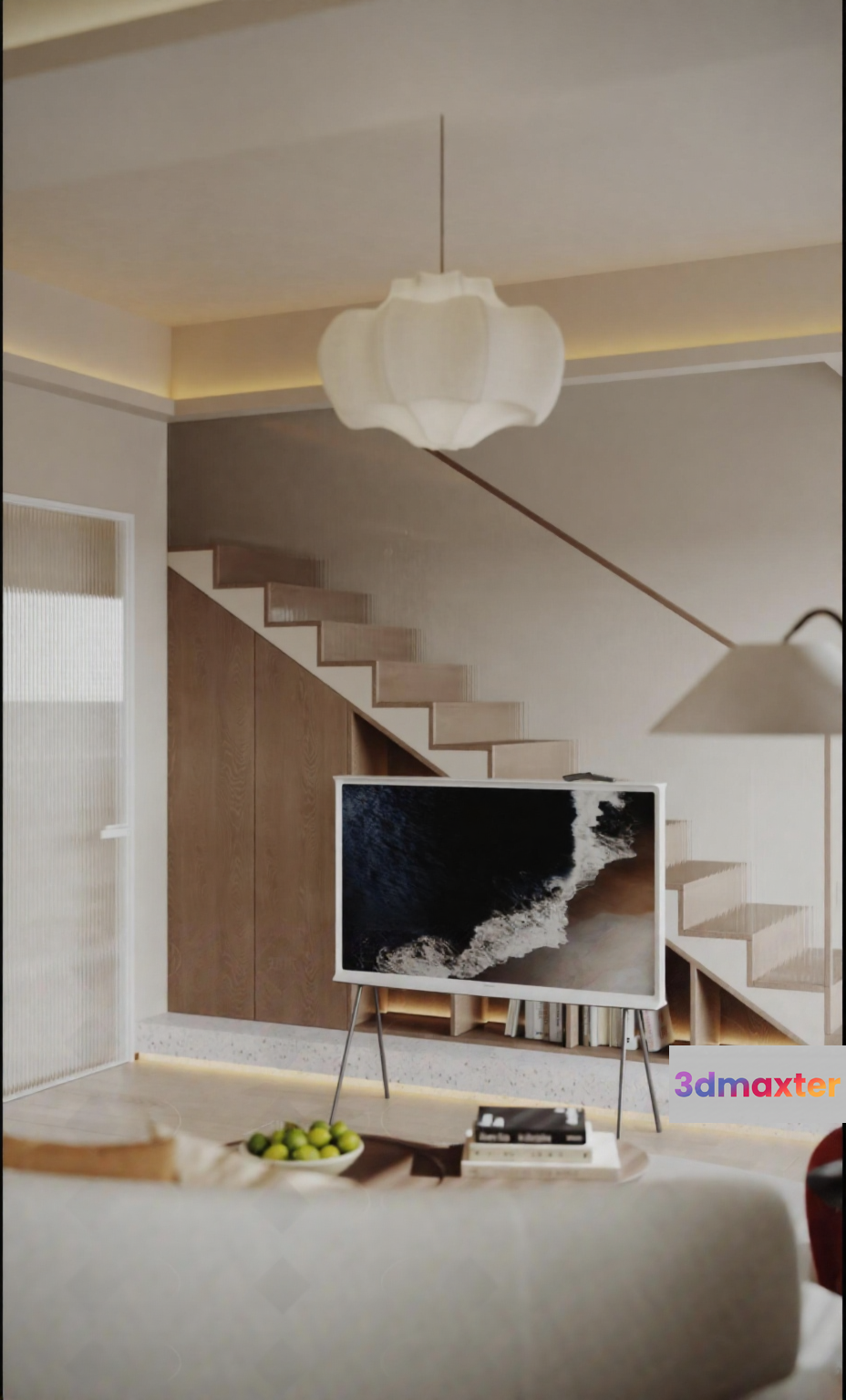 Modern Living Room 3D Model - 5016 - CORONA Render