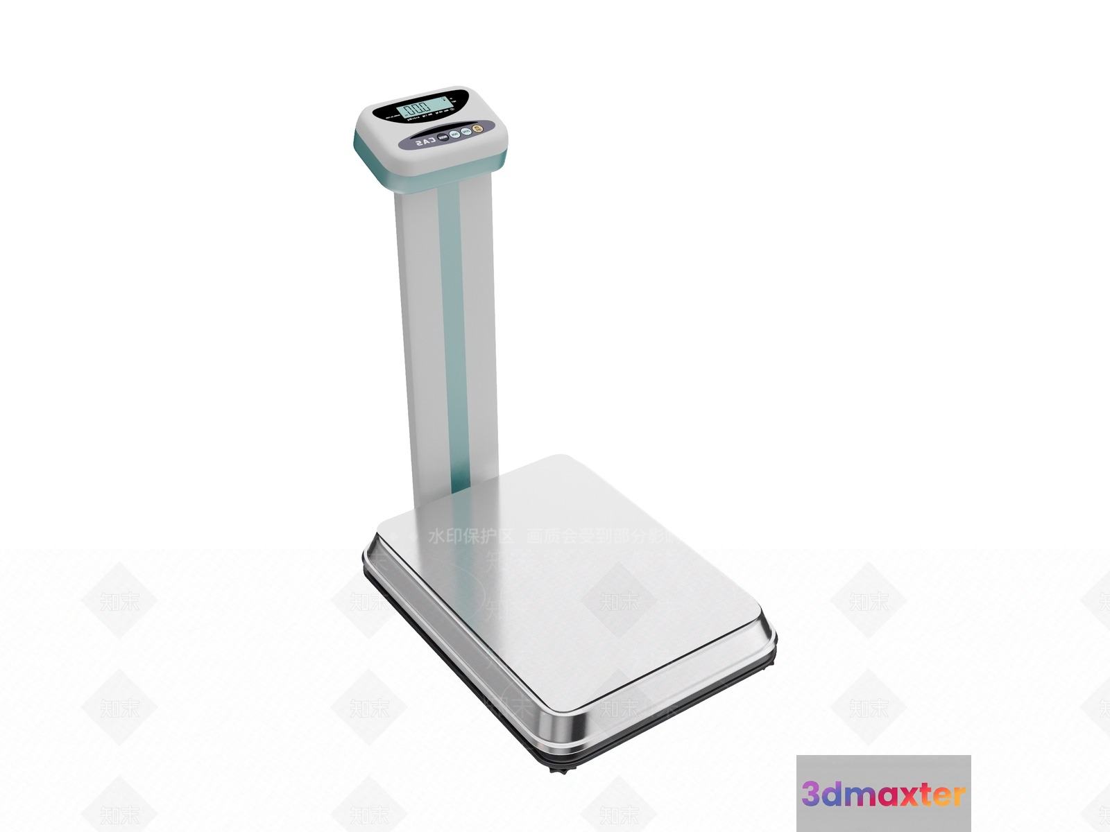 Modern Digital Scale 3D Model - 11552 - VRAY Render