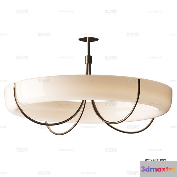 Gold Light Fixture 3D Model - 5270 - CORONA Render