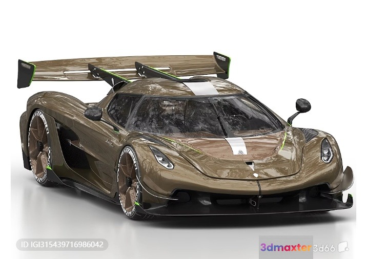 A Race Car 3D Model - 17677 - VRAY Render