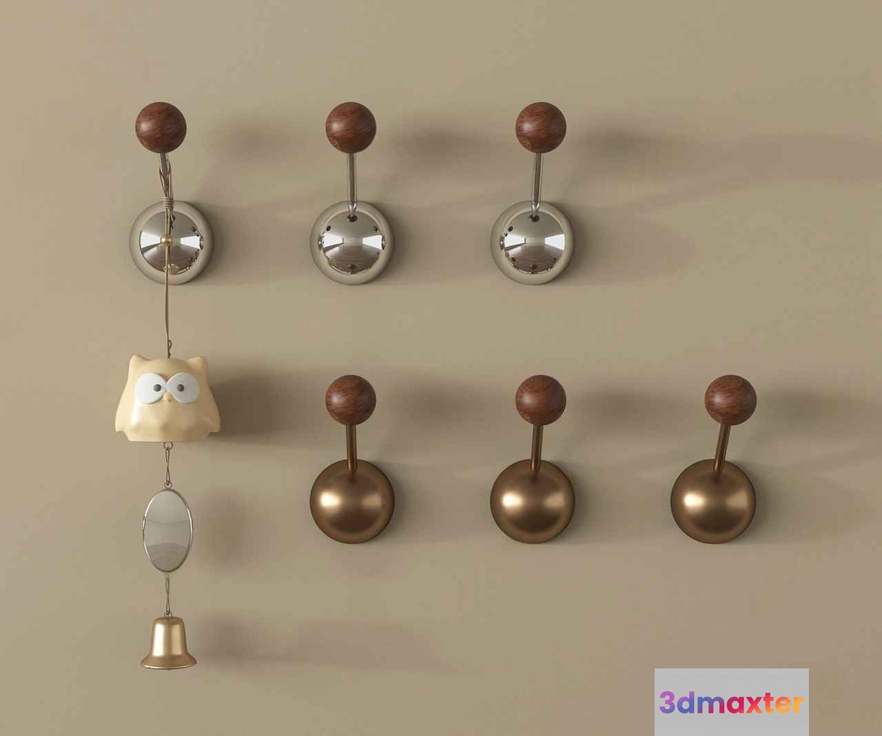 Cozy Wall Decor 3D Model - 1981 - VRAY Render